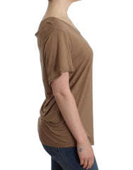 John Galliano Brown shortsleeved top -   -  John Galliano.