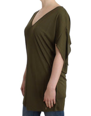 John Galliano Green shortsleeved blouse top -   -  John Galliano.