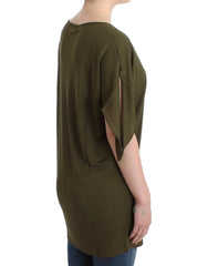 John Galliano Green shortsleeved blouse top -   -  John Galliano.