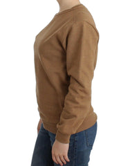 John Galliano Brown Crewneck Cotton Sweater -   -  John Galliano.