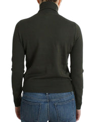 John Galliano Green wool turtleneck sweater -   -  John Galliano.