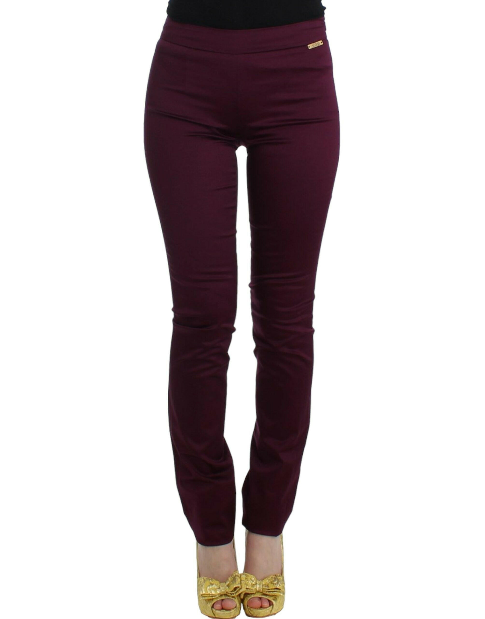 John Galliano Purple slim fit pants -   -  John Galliano.