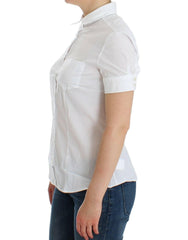 John Galliano White Cotton Shirt Top -   -  John Galliano.
