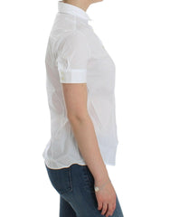 John Galliano White Cotton Shirt Top -   -  John Galliano.