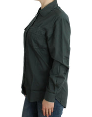 Cavalli Gray button down shirt -   -  Cavalli.