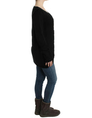 Cavalli Black knitted wool sweater -   -  Cavalli.