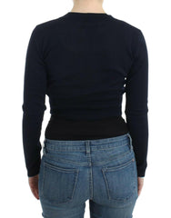 Cavalli Black cropped wool cardigan -   -  Cavalli.