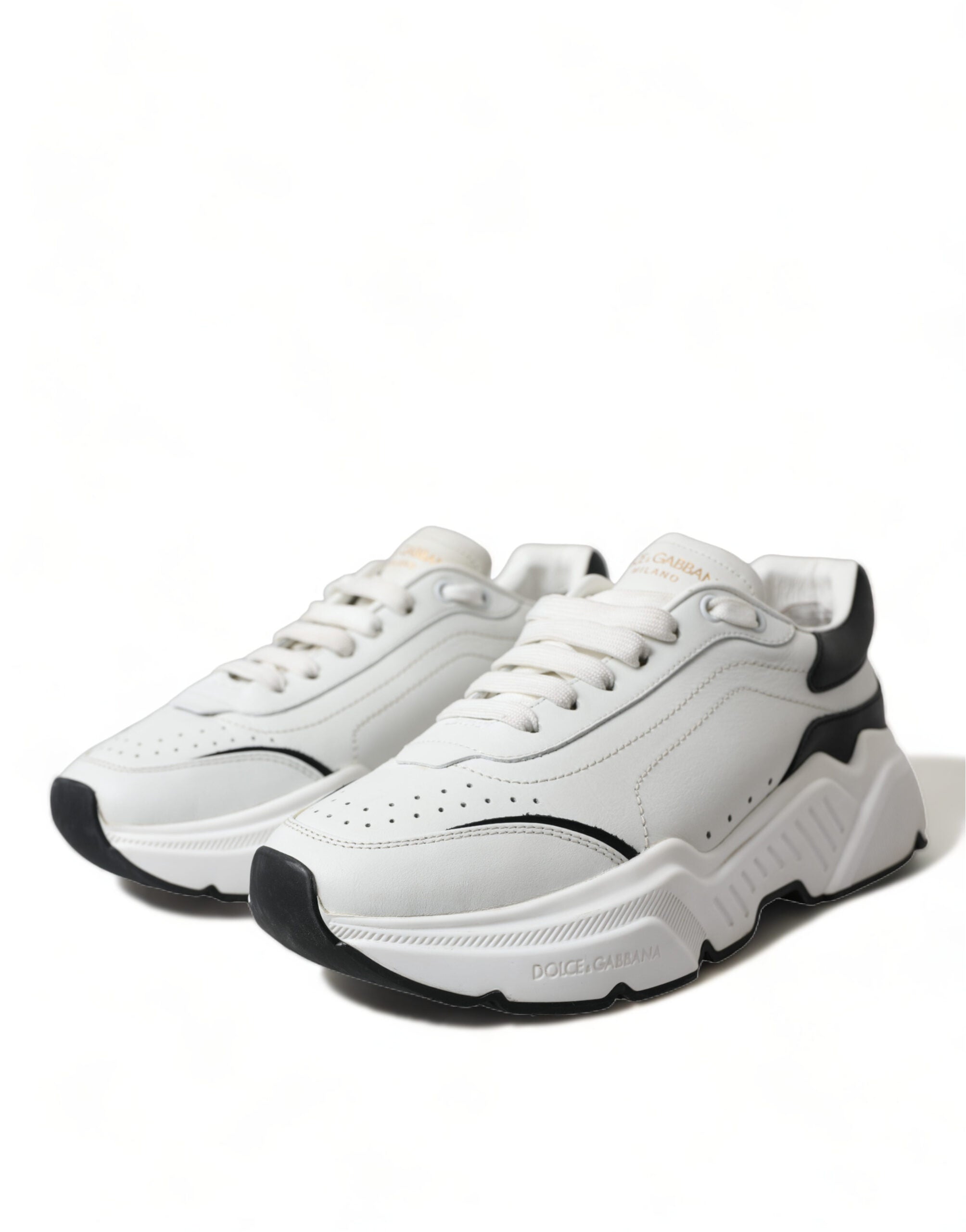 Dolce & Gabbana White Black Low Top Daymaster Sneakers Shoes -   -  Dolce & Gabbana. Dolce & Gabbana White Black Low Top Daymaster Sneakers Shoes -   -  Dolce & Gabbana.