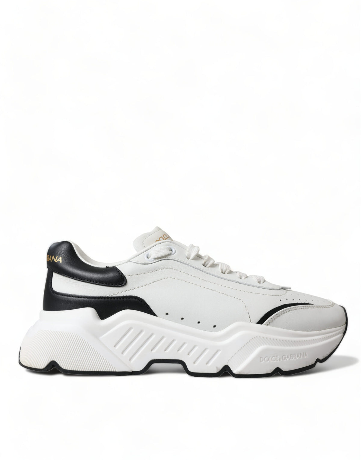Dolce & Gabbana White Black Low Top Daymaster Sneakers Shoes -   -  Dolce & Gabbana.