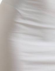 Dolce & Gabbana White Viscose High Waist Pencil Cut Mini Skirt -   -  Dolce & Gabbana.