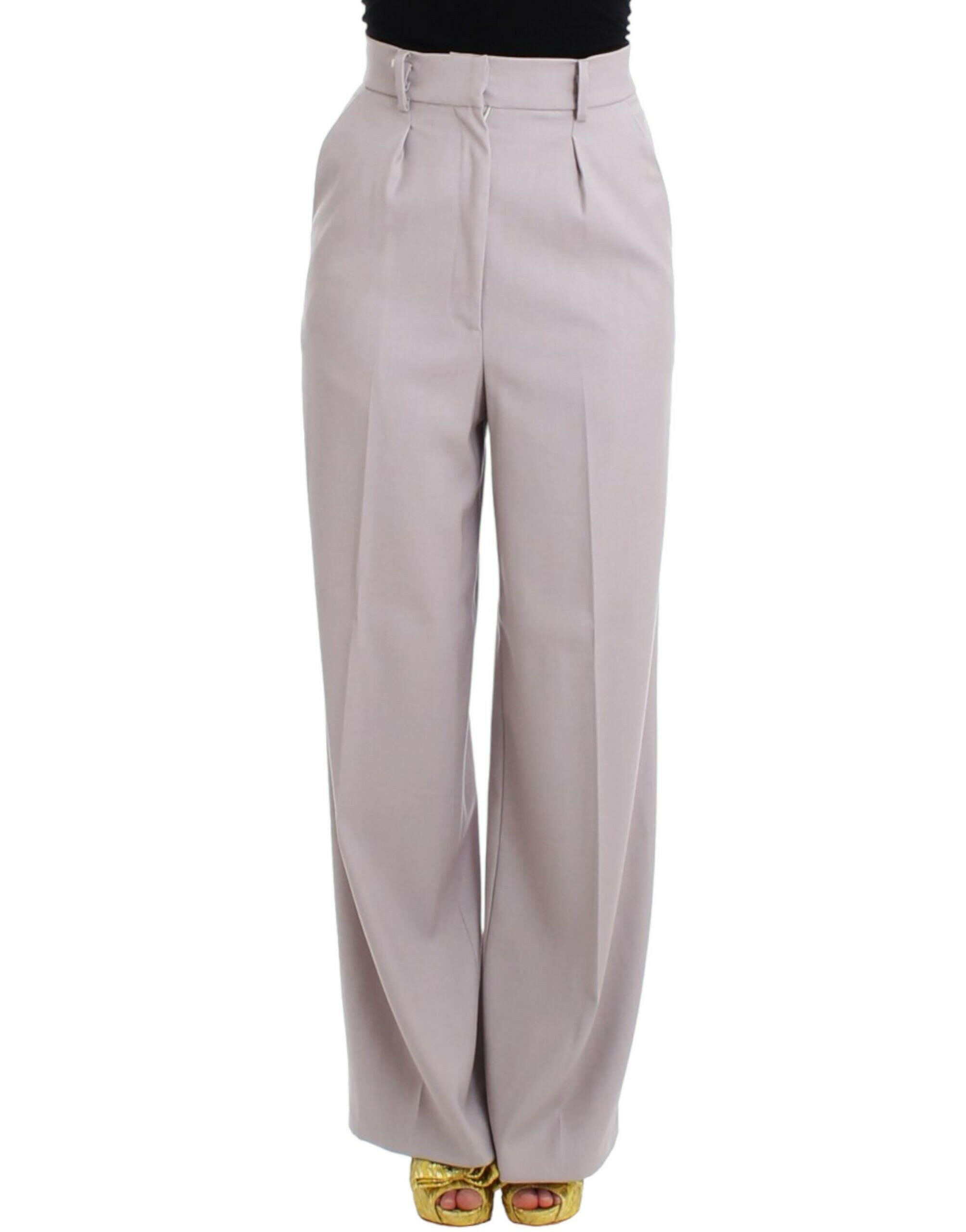 Cavalli Gray high waist pants -   -  Cavalli.