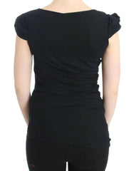 Cavalli Black Cotton Top -   -  Cavalli.