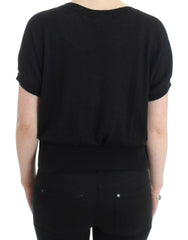 Cavalli Black short sleeved jumper -   -  Cavalli.