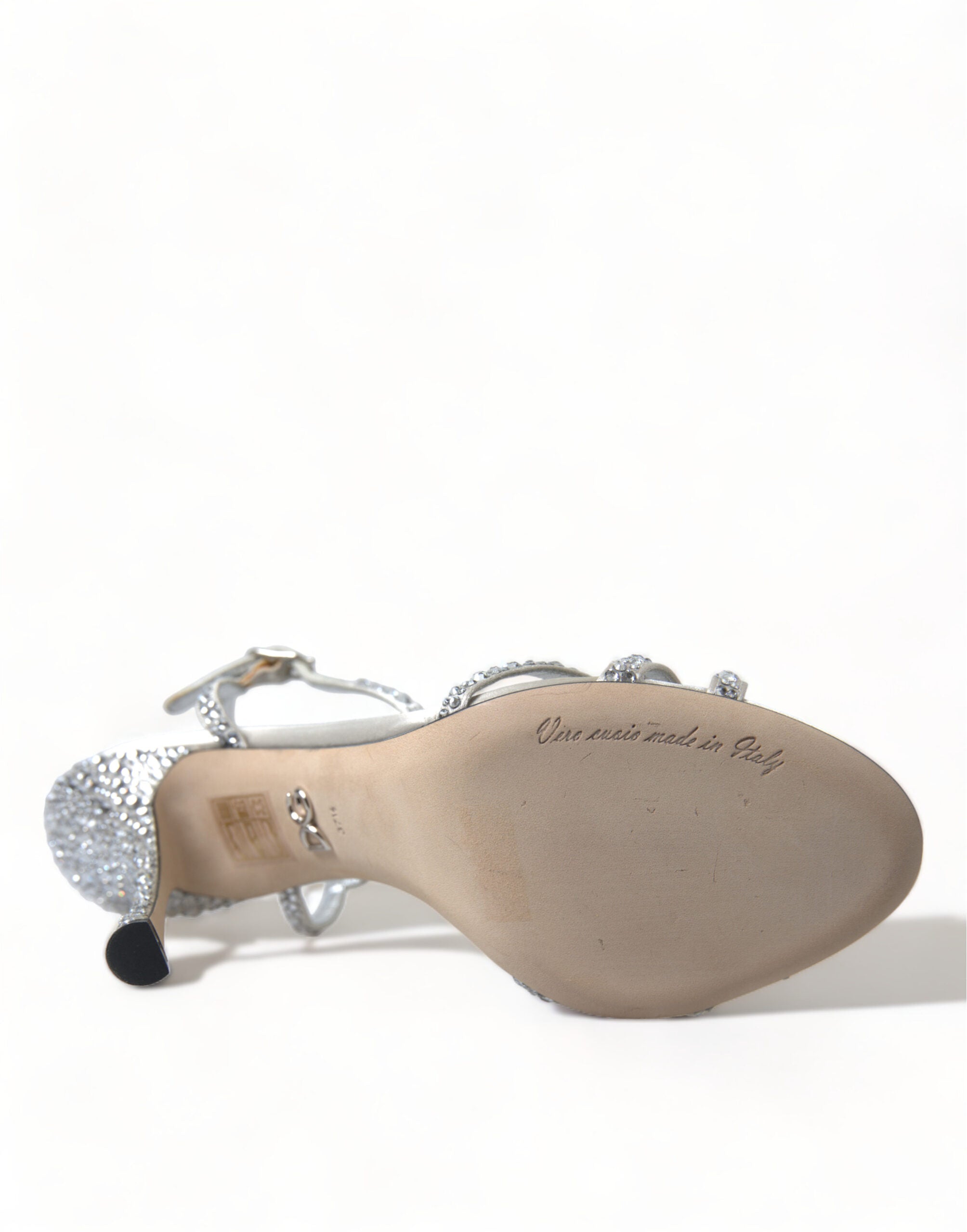 Dolce & Gabbana Silver Crystal Ankle Strap Sandals Shoes -   -  Dolce & Gabbana. Dolce & Gabbana Silver Crystal Ankle Strap Sandals Shoes -   -  Dolce & Gabbana.