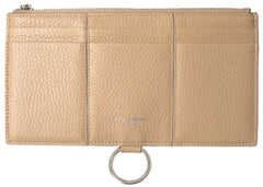Dolce & Gabbana Beige Leather Shoulder Cardholder Shoulder Strap Wallet -   -  Dolce & Gabbana.