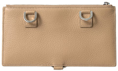 Dolce & Gabbana Beige Leather Shoulder Cardholder Shoulder Strap Wallet -   -  Dolce & Gabbana.
