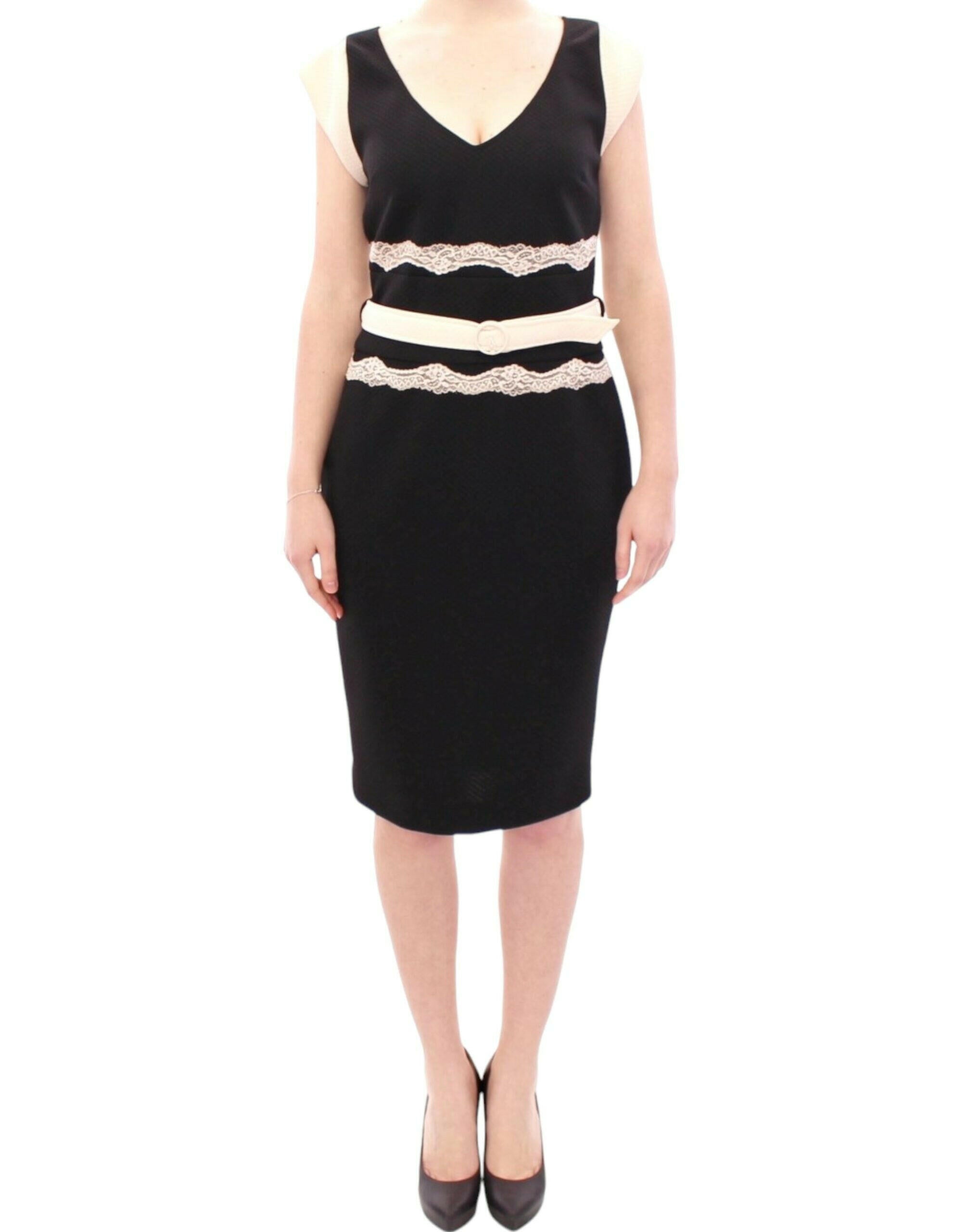 Cavalli Black lace sheath dress -   -  Cavalli.