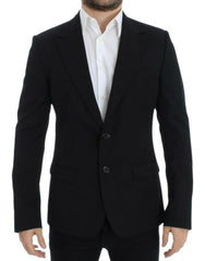 Dolce & Gabbana Black wool slim fit blazer -   -  Dolce & Gabbana.