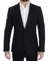Dolce & Gabbana Black wool silk SICILIA blazer -   -  Dolce & Gabbana.