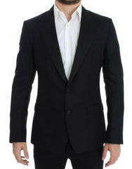 Dolce & Gabbana Black wool silk SICILIA blazer -   -  Dolce & Gabbana.
