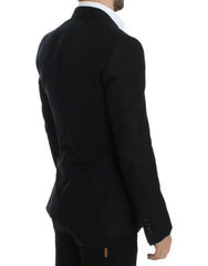 Dolce & Gabbana Black wool silk SICILIA blazer -   -  Dolce & Gabbana.