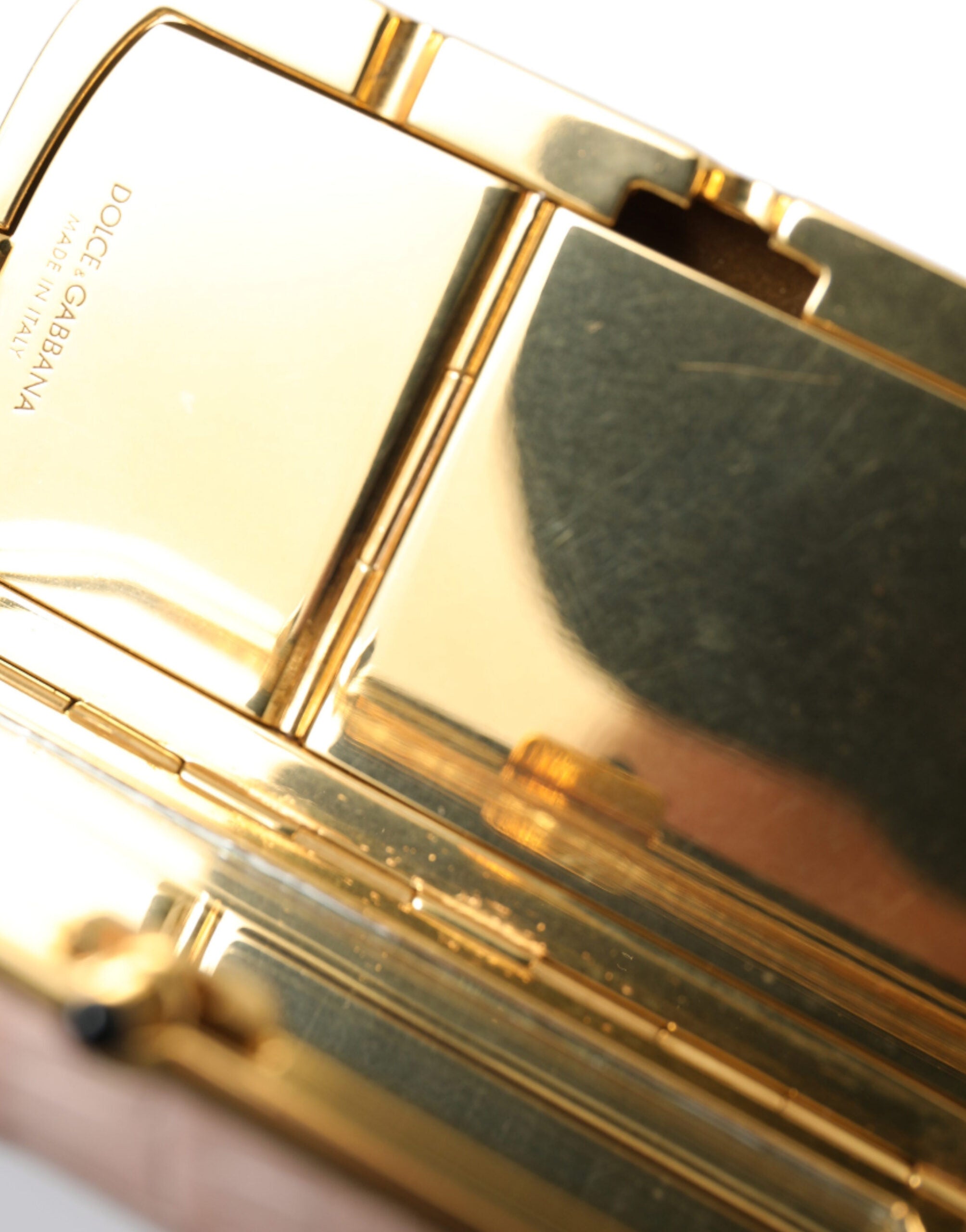 Dolce & Gabbana Pink Exotic Leather Mini Mirror Tassel Makeup Bag -   -  Dolce & Gabbana. Dolce & Gabbana Pink Exotic Leather Mini Mirror Tassel Makeup Bag -   -  Dolce & Gabbana.