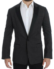 Dolce & Gabbana Black wool slim MARTINI blazer -   -  Dolce & Gabbana.