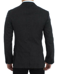 Dolce & Gabbana Black wool slim MARTINI blazer -   -  Dolce & Gabbana.