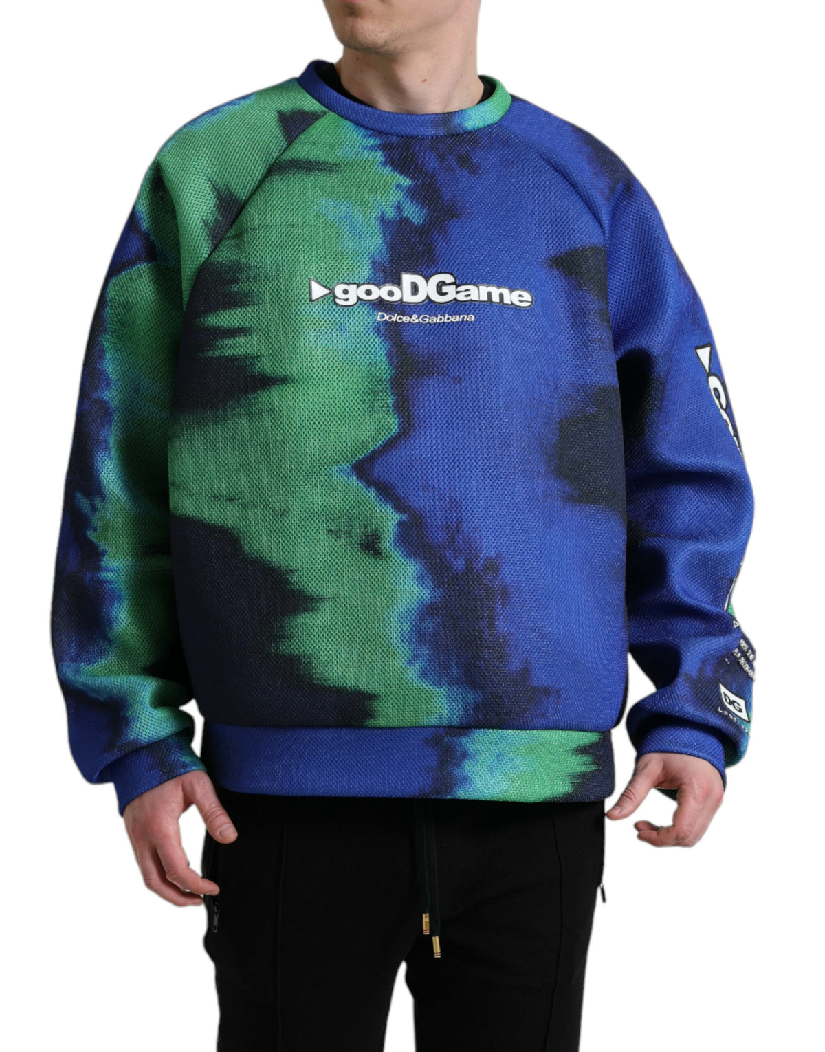 Dolce & Gabbana Multicolor Logo Crewneck Pullover Sweater -   -  Dolce & Gabbana.