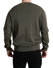 Dolce & Gabbana Green Viscose Crew Neck Men Pullover Sweater -   -  Dolce & Gabbana.