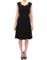 Dolce & Gabbana Black floral lace sicily runway dress -   -  Dolce & Gabbana.