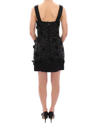 Dolce & Gabbana Black floral crystal embedded dress -   -  Dolce & Gabbana.