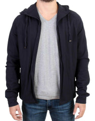 Costume National Blue hooded cotton sweater -   -  Costume National.