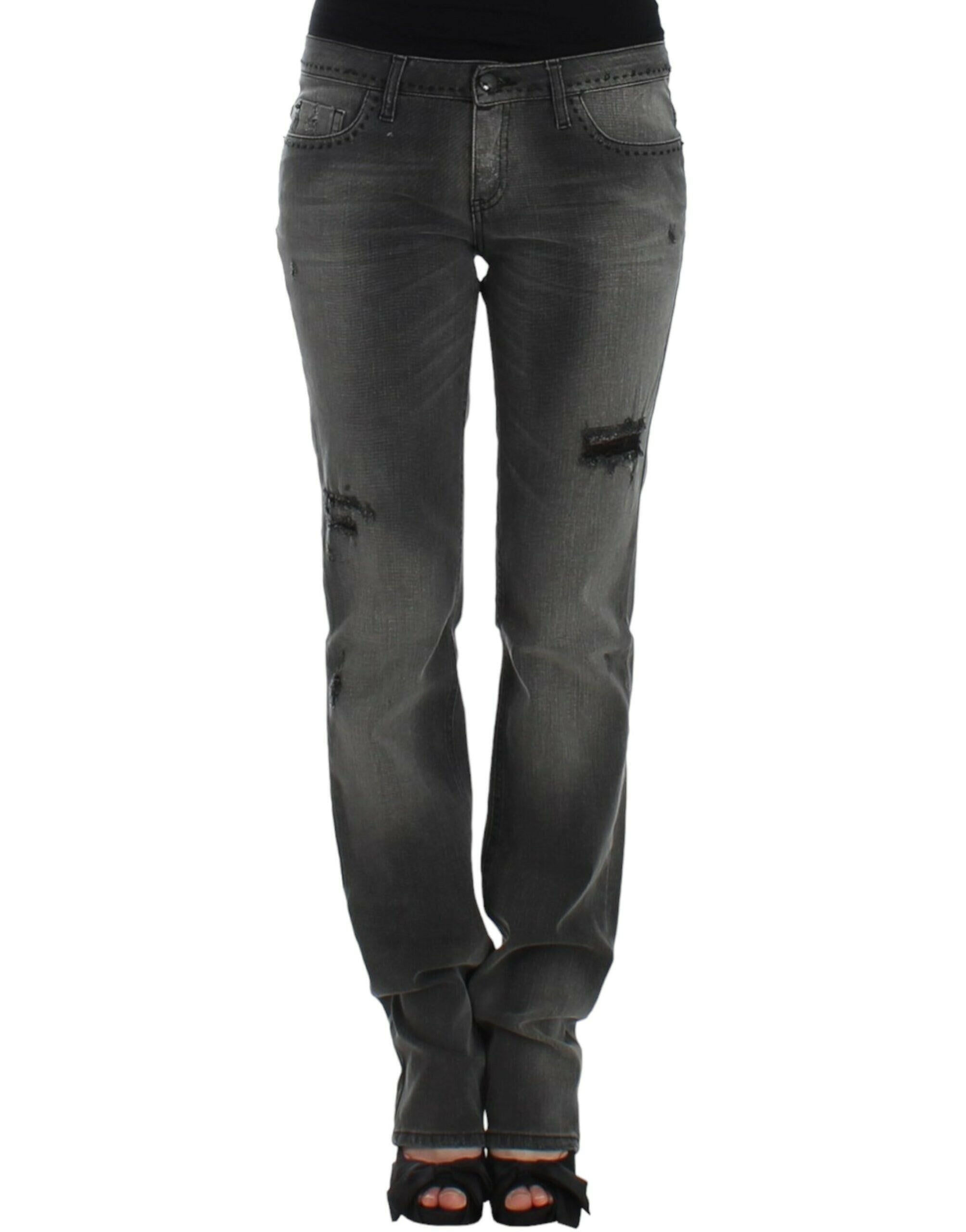 Costume National Gray straight leg jeans -   -  Costume National.