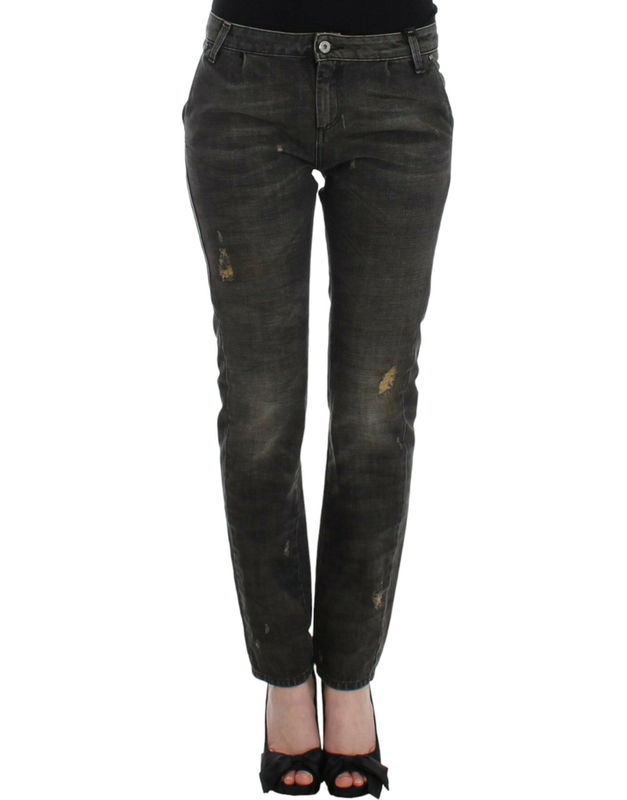 Costume National Gray distressed jeans -   -  Costume National.