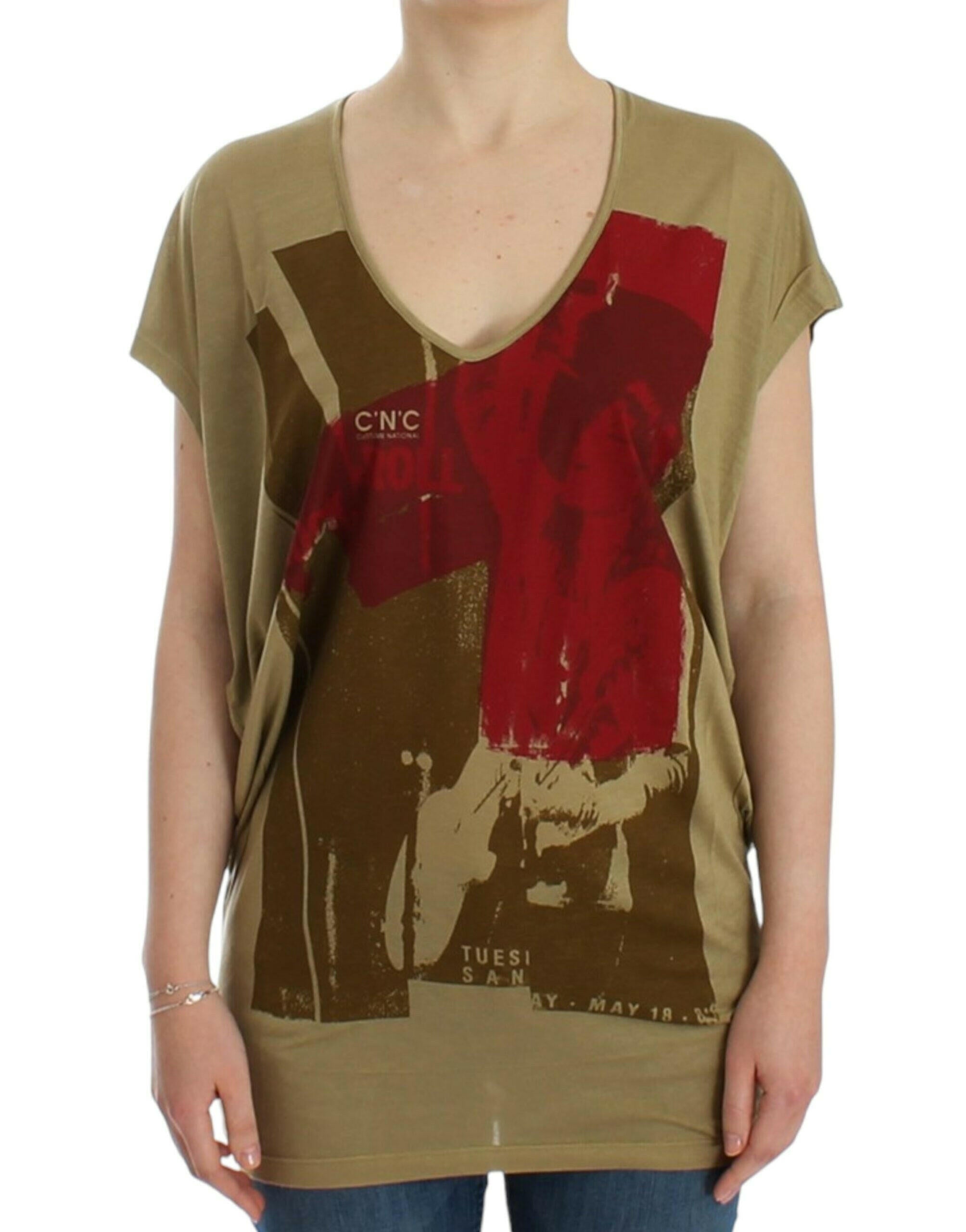 Costume National Green print shortsleeve t-shirt -   -  Costume National.