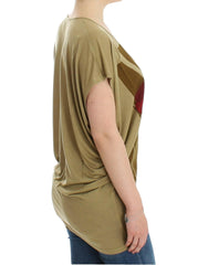 Costume National Green print shortsleeve t-shirt -   -  Costume National.