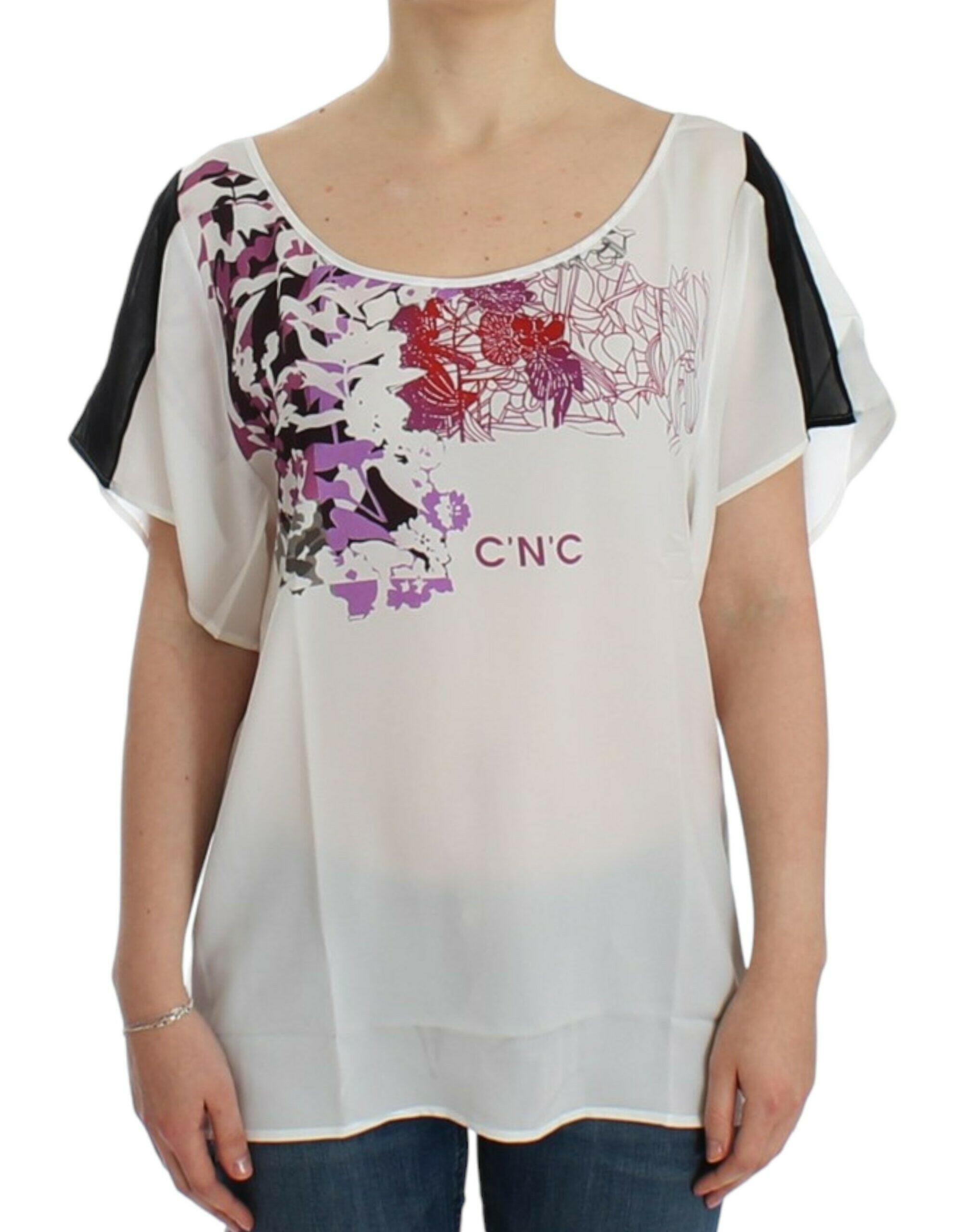 Costume National White motive print blouse -   -  Costume National.