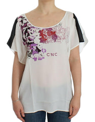 Costume National White motive print blouse -   -  Costume National.
