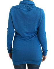 Costume National Blue knitted scoopneck sweater -   -  Costume National.