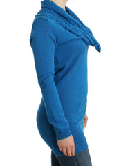Costume National Blue knitted scoopneck sweater -   -  Costume National.