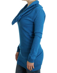 Costume National Blue knitted scoopneck sweater -   -  Costume National.