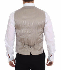 Dolce & Gabbana Black Cotton Dress Vest Blazer Jacket -  Vests for Men Suits -  Dolce & Gabbana.