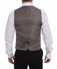 Dolce & Gabbana Beige Cotton Dress Vest Blazer Jacket -  Vests for Men Suits -  Dolce & Gabbana.