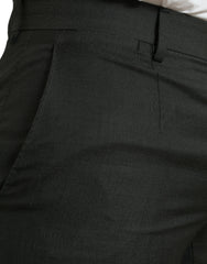 Dolce & Gabbana Dark Gray Stretch Slim Formal Pants -   -  Dolce & Gabbana.