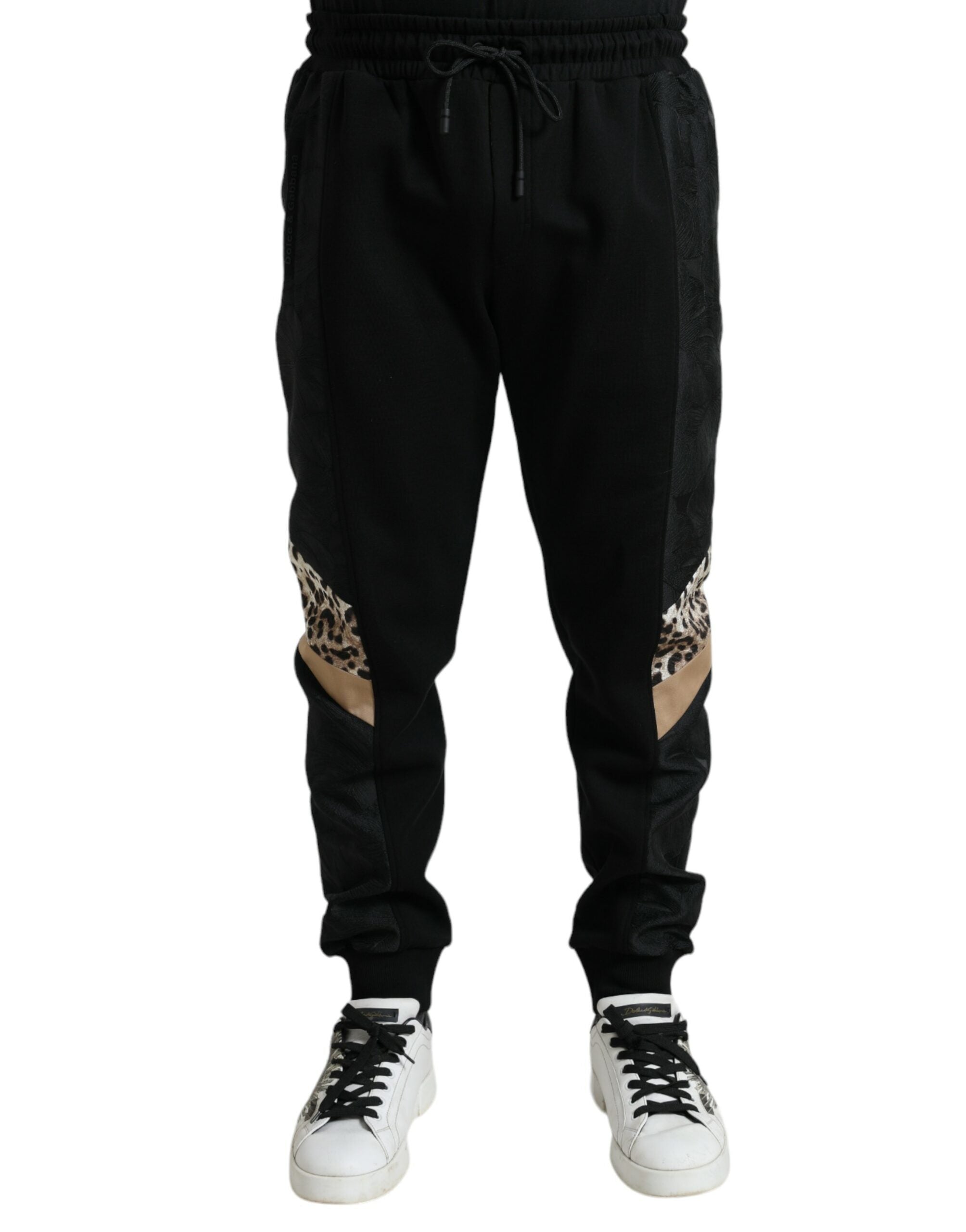 Dolce & Gabbana Black Cotton Slim Stretch Jogger Pants -   -  Dolce & Gabbana.