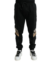 Dolce & Gabbana Black Cotton Slim Stretch Jogger Pants -   -  Dolce & Gabbana.