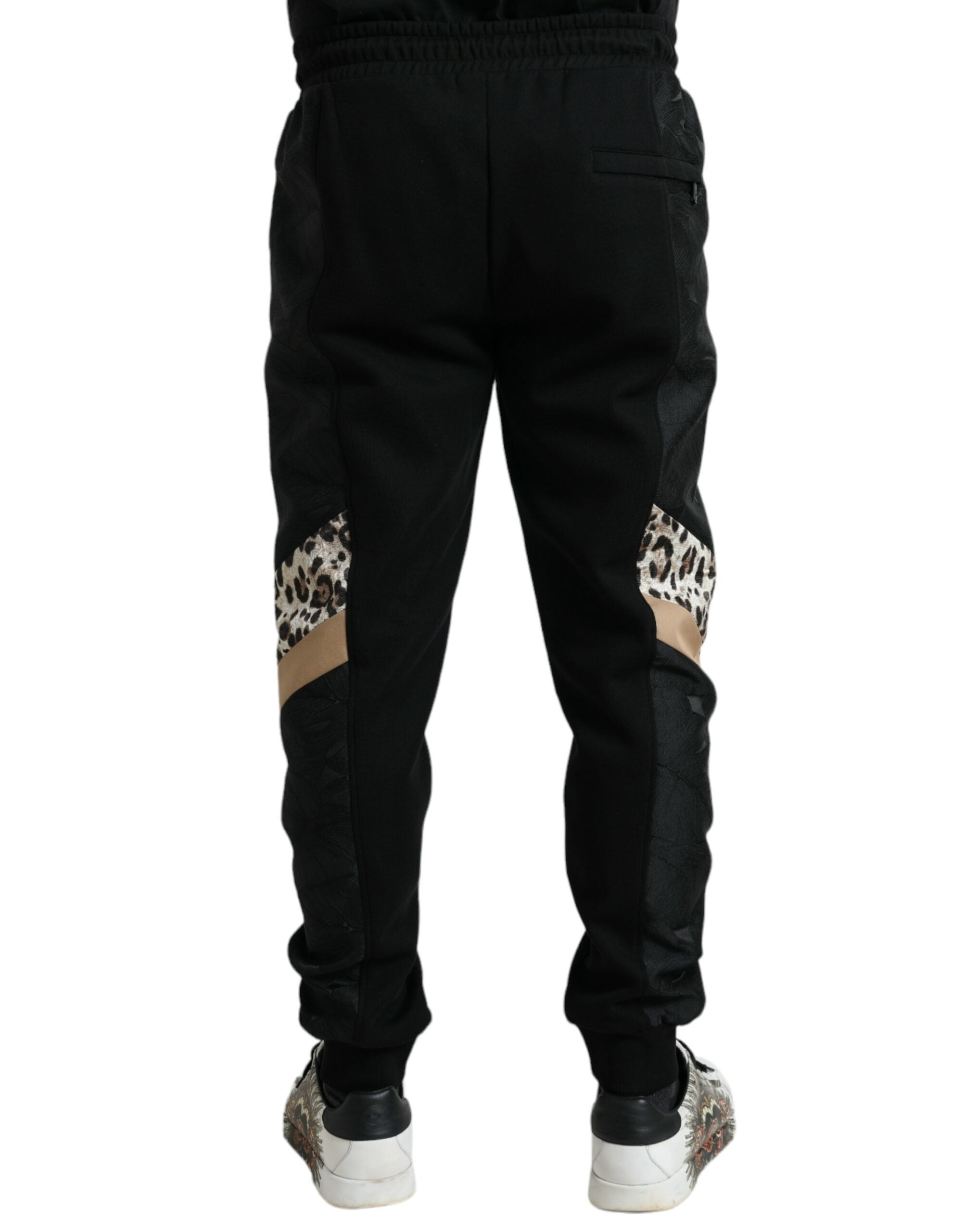 Dolce & Gabbana Black Cotton Slim Stretch Jogger Pants -   -  Dolce & Gabbana. Dolce & Gabbana Black Cotton Slim Stretch Jogger Pants -   -  Dolce & Gabbana.