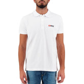 Diesel Elegant White Cotton Polo Shirt with Contrasting Logo -   -  Diesel.