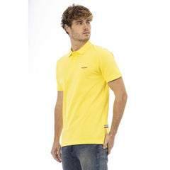 Baldinini Trend Yellow Cotton Men Polo Shirt -   -  Baldinini Trend.